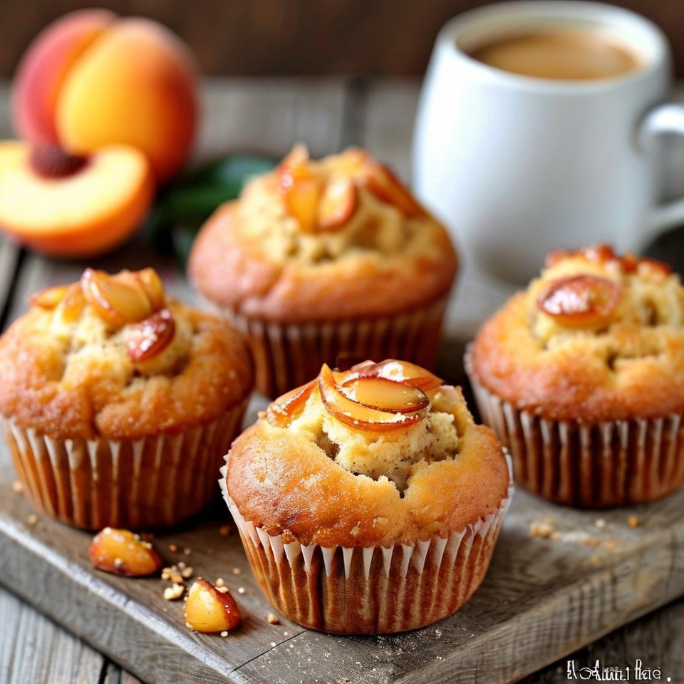 Peach Muffin Recipe