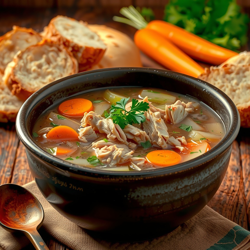 Turkey Carcass Soup Recipe