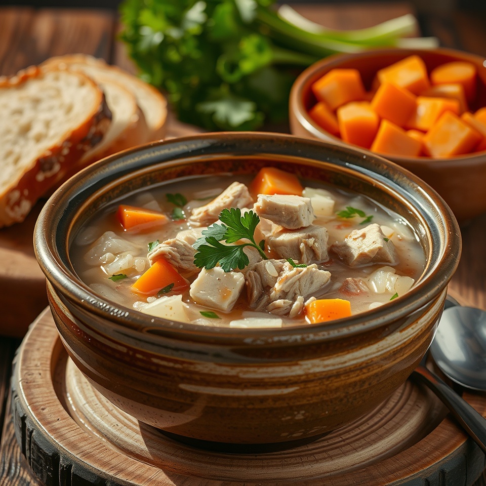 Classic Turkey Rice Soup Recipe