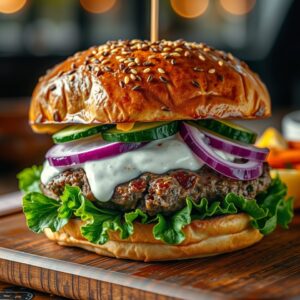 Play Easy Delicious Lamb Burger Recipe