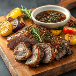 Slow Roasted Lamb Breast Recipe