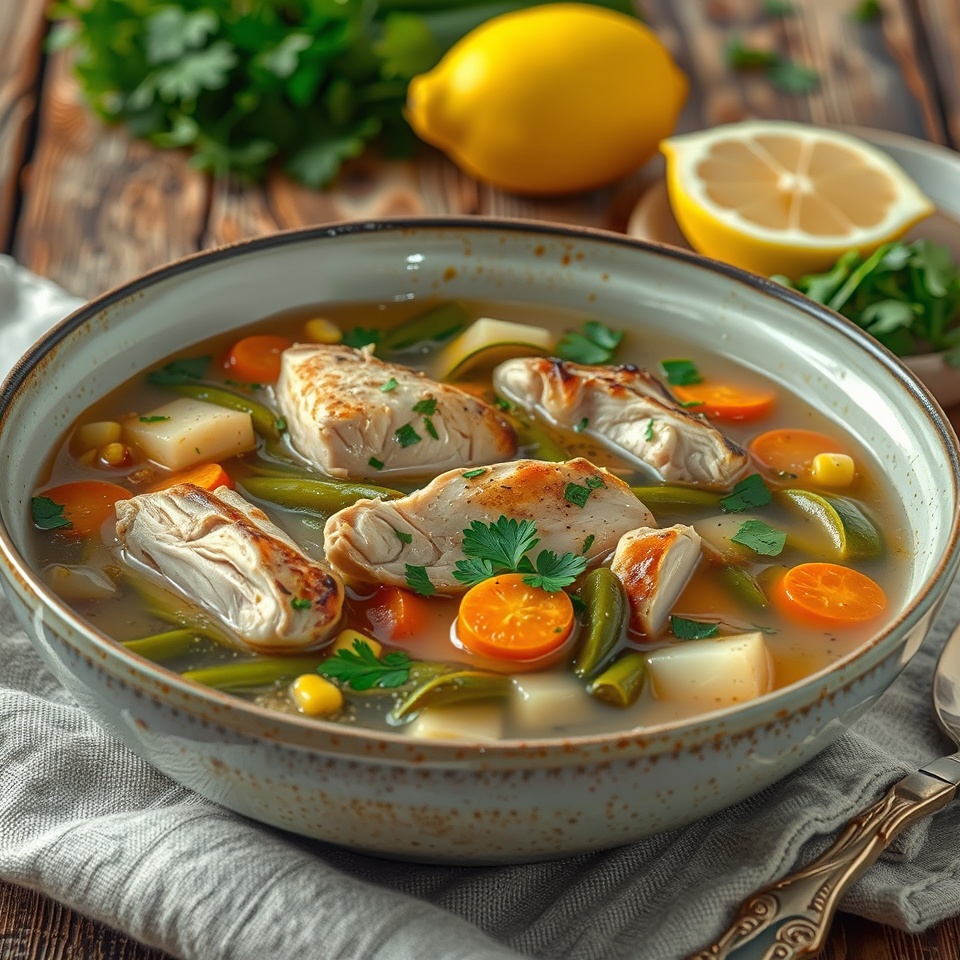 Hearty Chicken Vegetable Soup Recipe