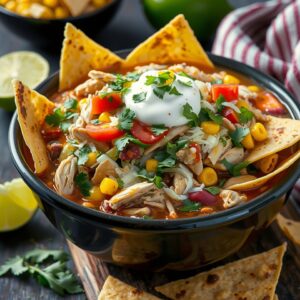 Flavorful Chicken Taco Soup Recipe