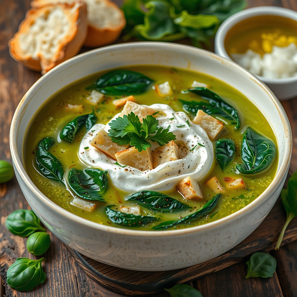 Spinach Soup Recipe