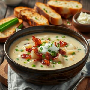 Cheesy Potato Soup Recipe