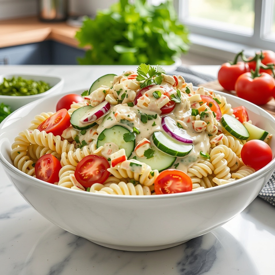 Crab Pasta Salad Recipe