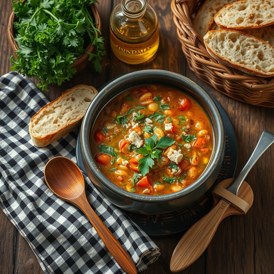 Tuscan Bean Soup Recipe