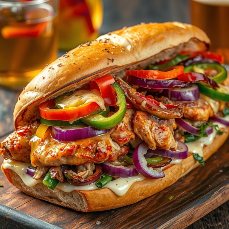 Chicken Cheese Steak Recipe