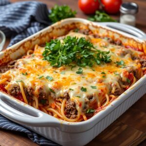 Spaghetti Casserole Recipe