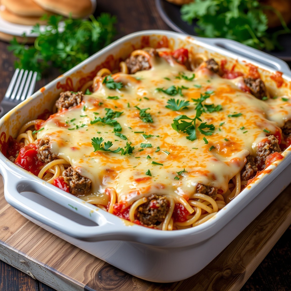 Spaghetti Casserole Recipe