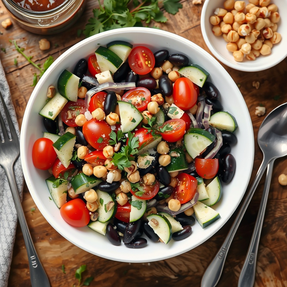 Dense Bean Salad Recipe